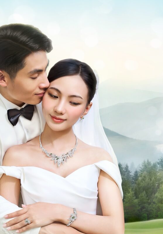 PNJ ra mắt bộ sưu tập trang sức cưới Lá Ngọc Cành Vàng pnj ra mat bo suu tap trang suc cuoi la ngoc canh vang
