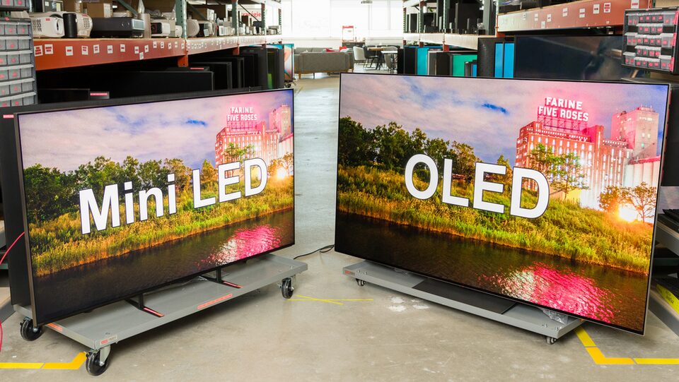 So sánh chi tiết các khác biệt giữa TV Mini LED và TV OLED 1 So sánh chi tiết các khác biệt giữa TV Mini LED và TV OLED
