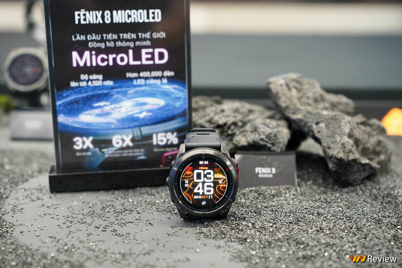 Trên tay Garmin fēnix 8 MicroLED tại Việt Nam: smartwatch đầu tiên trên thế giới trang bị màn hình MicroLED siêu sáng, giá “chỉ” gần 55 triệu đồng 1 Trên tay Garmin fēnix 8 MicroLED tại Việt Nam: smartwatch đầu tiên trên thế giới trang bị màn hình MicroLED siêu sáng, giá “chỉ” gần 55 triệu đồng