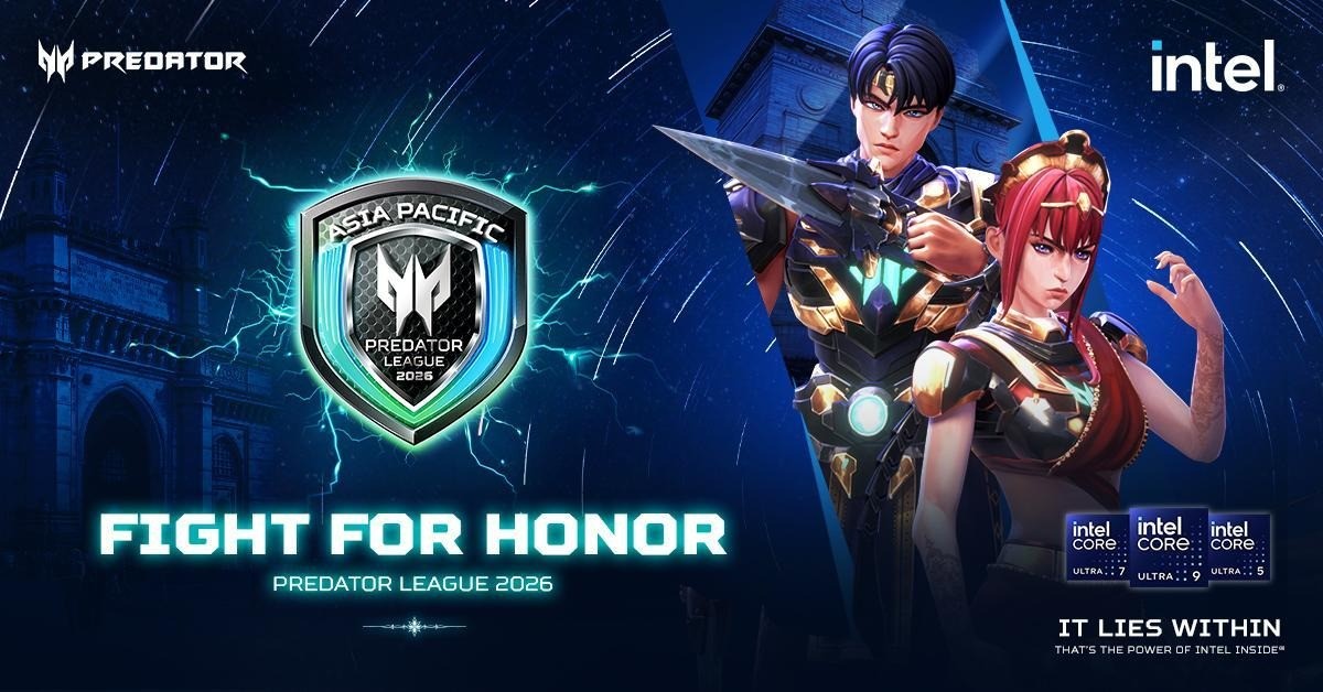 Acer Ấn Độ đăng cai Asia Pacific Predator League 2026, quy tụ những tài năng Esports hàng đầu khu vực