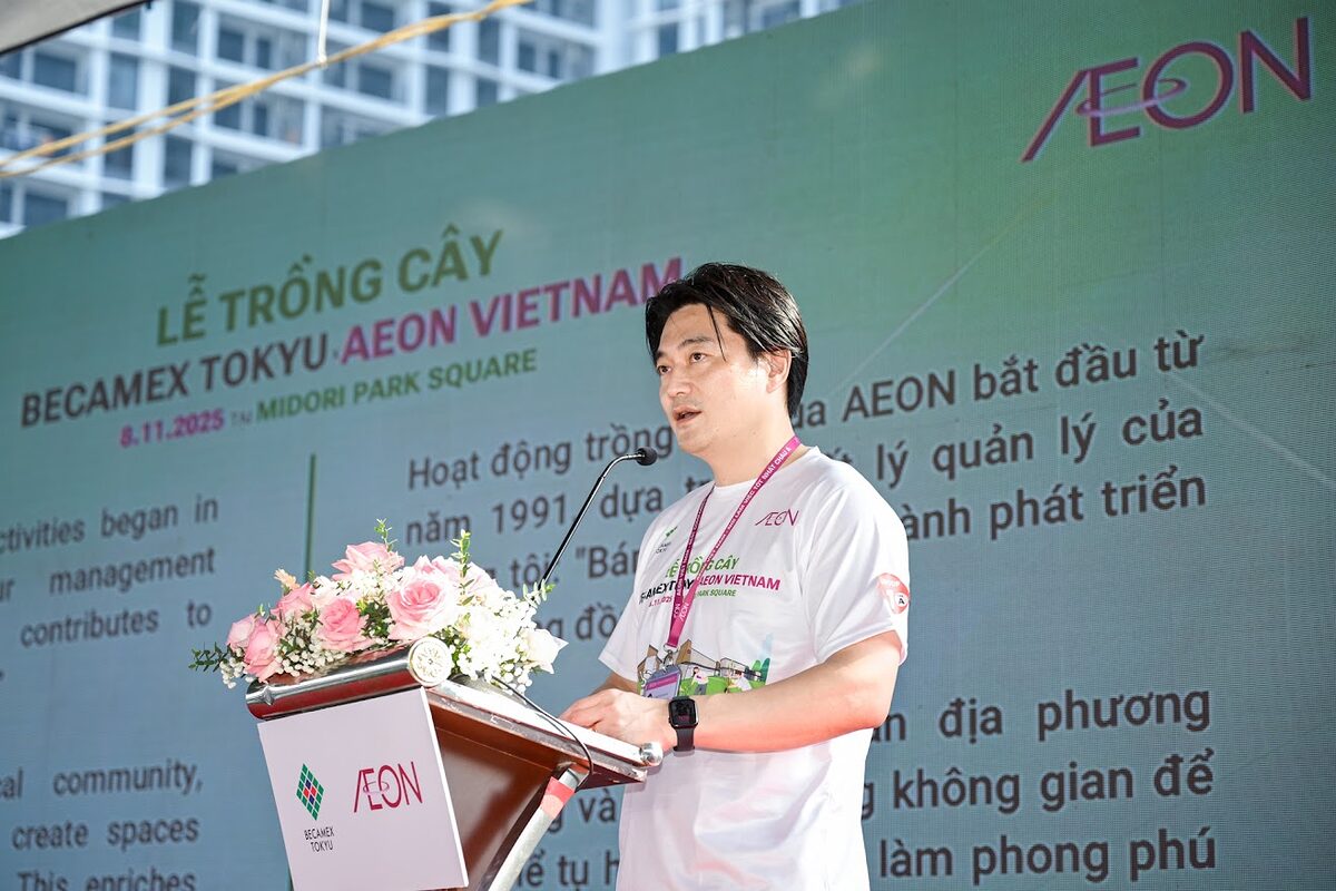 BECAMEX TOKYU và AEON Việt Nam tổ chức ngày hội trồng cây “cánh rừng quê hương” tại MIDORI PARK SQUARE becamex tokyu va aeon viet nam to chuc ngay hoi trong cay canh rung que huong tai midori park square