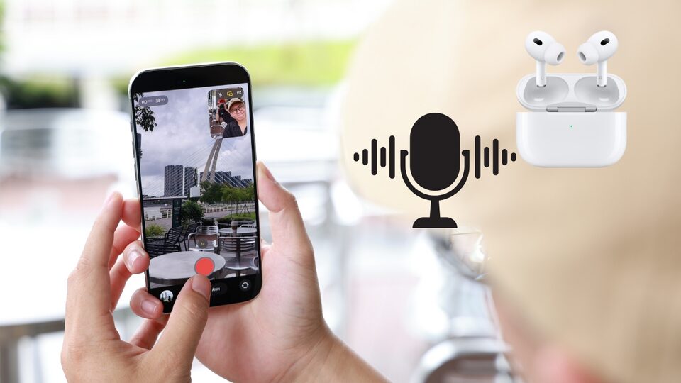 Cách dùng AirPods làm micro thu âm trên iPhone rõ như thiết bị chuyên dụng 1 Cách dùng AirPods làm micro thu âm trên iPhone rõ như thiết bị chuyên dụng