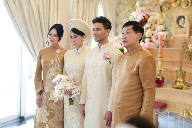 Em chồng Tăng Thanh Hà kết hôn với tỉ phú, lễ cưới gây chú ý vì độ sang trọng