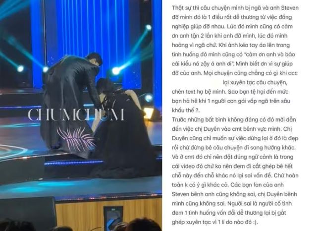 Bị tố chảnh chọe sau clip né tránh Steven Nguyễn, Thiên Ân lên tiếng phản pháo cực gắt 1 Bị tố chảnh chọe sau clip né tránh Steven Nguyễn, Thiên Ân lên tiếng phản pháo cực gắt