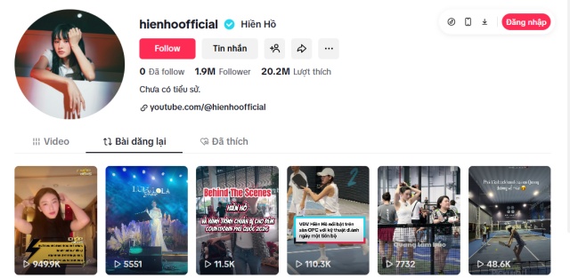 Cú ‘trượt tay’ trên TikTok khiến Hiền Hồ bất ngờ bị réo tên giữa ồn ào của Linh Trương, mối quan hệ gây tò mò? 1 Cú ‘trượt tay’ trên TikTok khiến Hiền Hồ bất ngờ bị réo tên giữa ồn ào của Linh Trương, mối quan hệ gây tò mò?