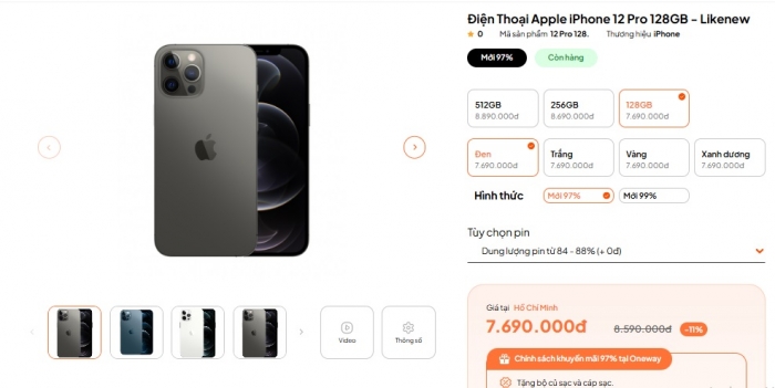 Đây là iPhone Pro màn 6.1 inch rẻ nhất Việt Nam đầu 2026, camera zoom quang, LiDAR như iPhone 17 Pro 1 Đây là iPhone Pro màn 6