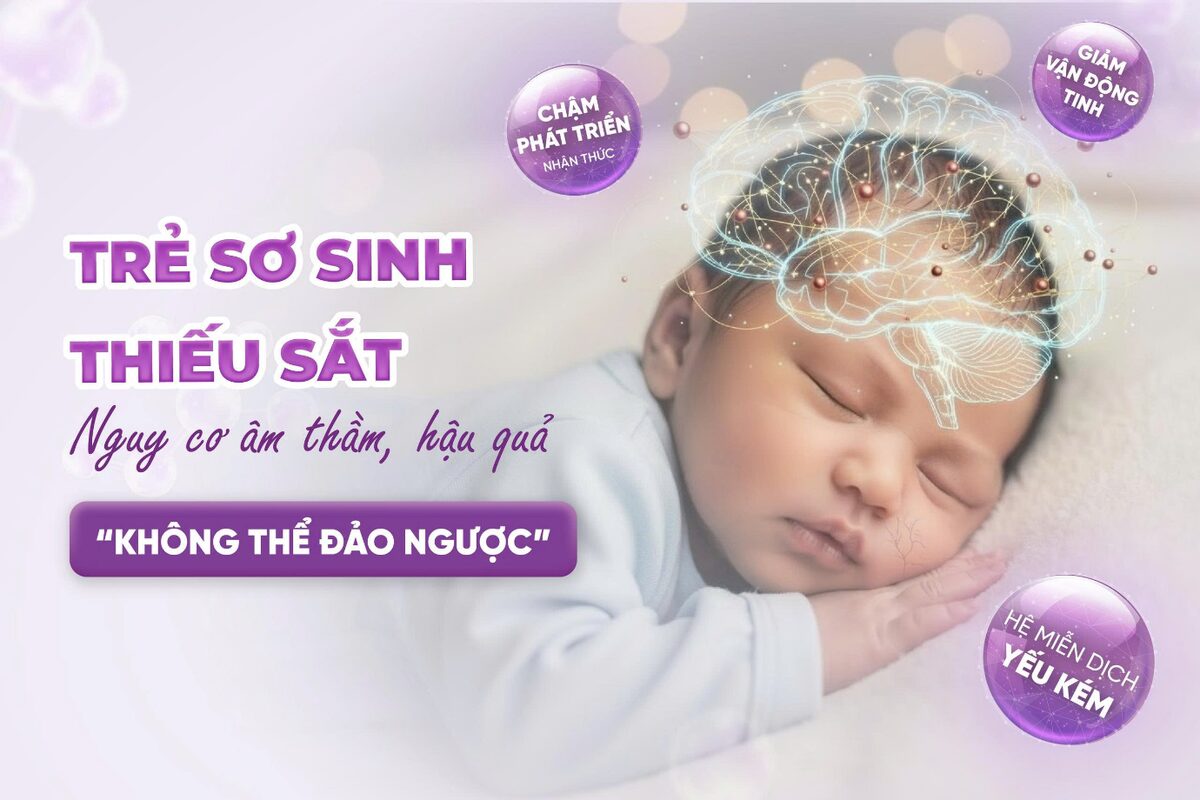 Nghiên cứu mới: 26% trẻ sơ sinh thiếu sắt dự trữ từ bào thai 1 Nghiên cứu mới: 26% trẻ sơ sinh thiếu sắt dự trữ từ bào thai