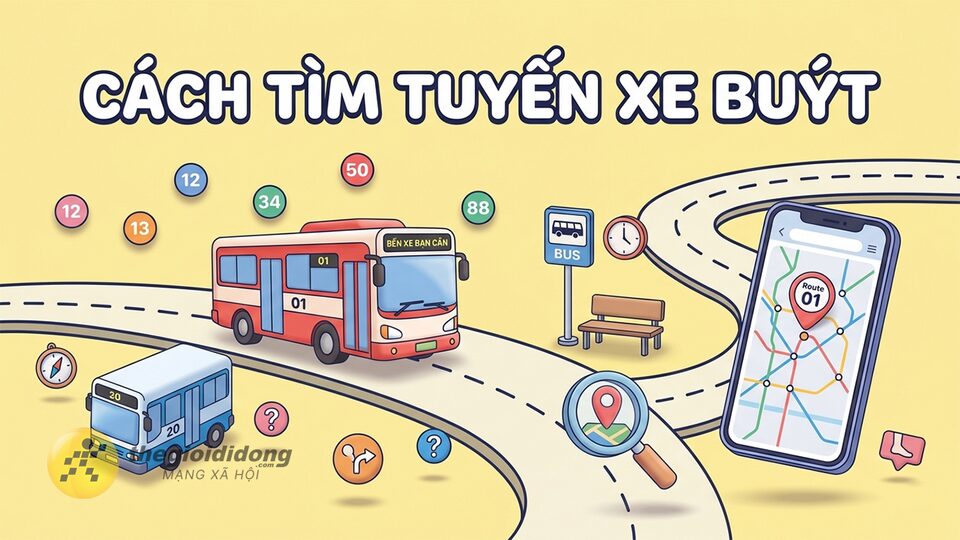 3 cách tìm tuyến xe buýt trong nốt nhạc trên điện thoại 3 cach tim tuyen xe buyt trong not nhac tren dien thoai