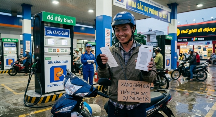 Giá xăng 9h tối nay 10/4 `đứng yên` cực đẹp, dư tiền mua sạc dự phòng, sẵn sàng xăng tràn bình vi vu lễ 9 ngày! gia xang 9h toi nay 10 4 dung yen cuc dep du tien mua sac du phong san sang xang tran binh vi vu le 9 ngay