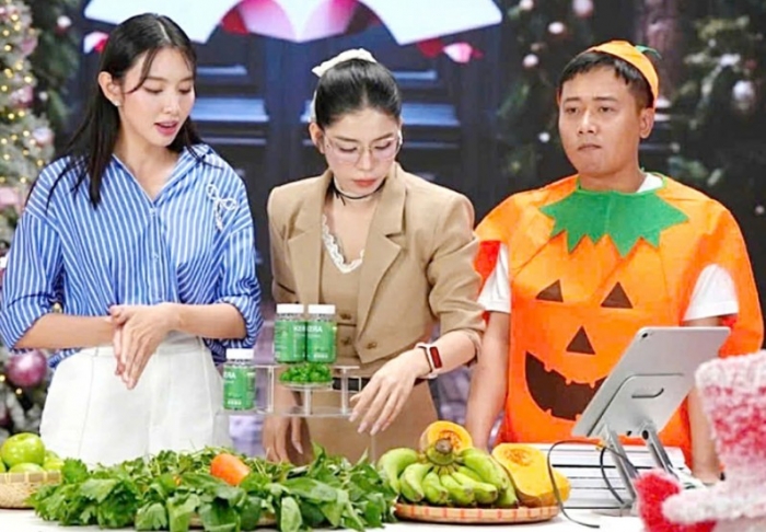 Kẹo Kera bị thổi hàm lượng rau gấp 40 lần thực tế nhưng Thùy Tiên không đồng phạm sản xuất hàng giả? keo kera bi thoi ham luong rau gap 40 lan thuc te nhung thuy tien khong dong pham san xuat hang gia