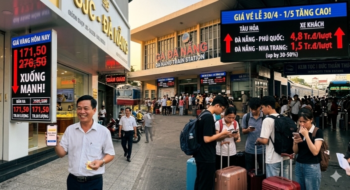 Tối 13/4: Giá vàng, xăng hạ nhiệt nhưng vé máy bay, tour lễ 30/4 – 1/5 tăng mạnh, mẹo đặt vé tàu xe rẻ toi 13 4 gia vang xang ha nhiet nhung ve may bay tour le 30 4 1 5 tang manh meo dat ve tau xe re